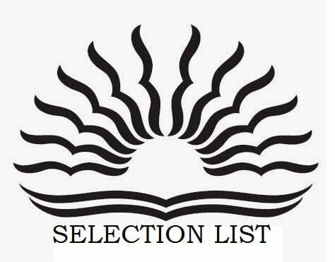 KVS Admission Selection List 2023