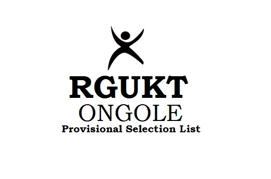 AP RGUKT IIIT Ongole Selected List 2021