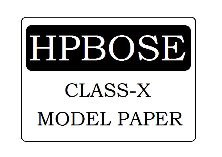 HP Board 10th Model Paper 2024