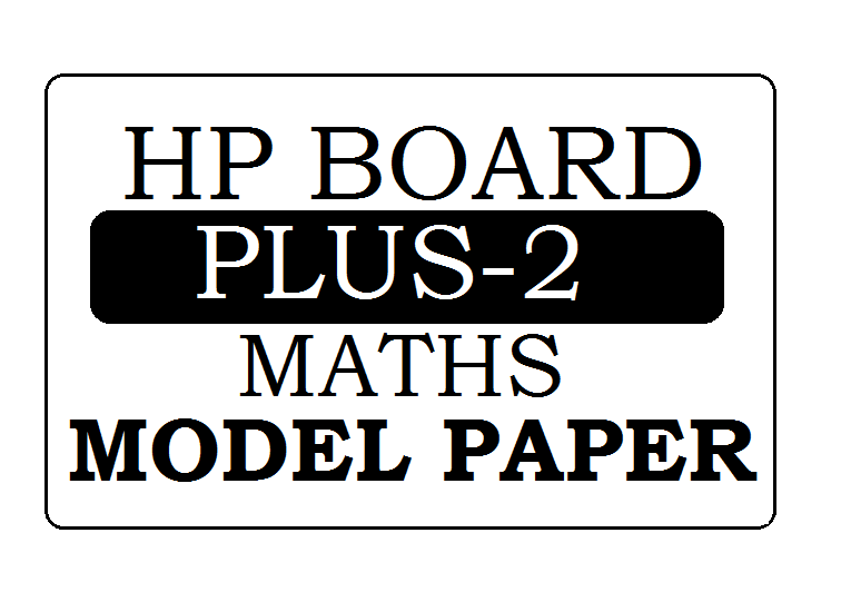 HPBOSE Plus-2 Maths Model Paper 2025