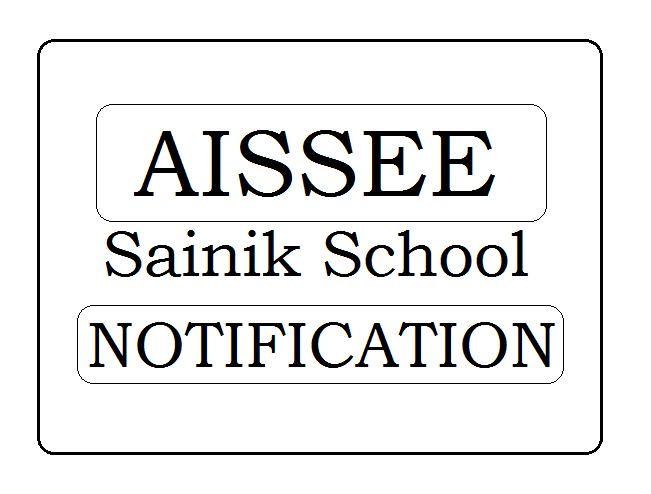 Sainik School Admission Detailed Notification 2025