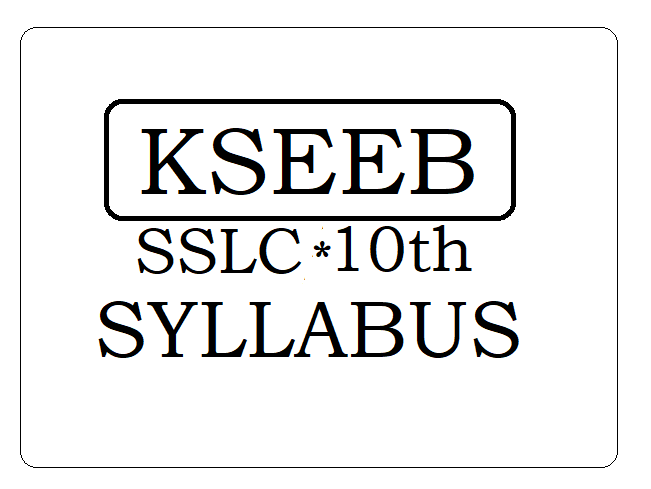 Karnataka SSLC Syllabus 2022