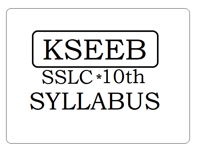 Karnataka 10th Syllabus