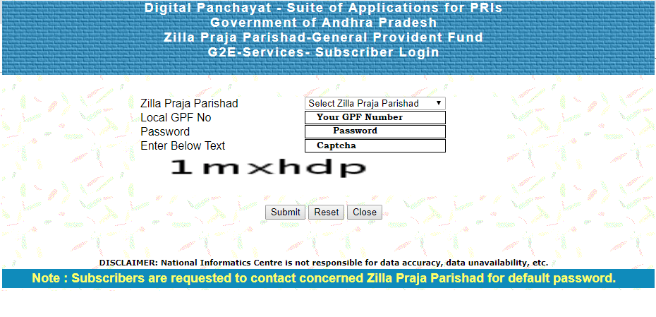 AP ZPGPF Annual Slips Download