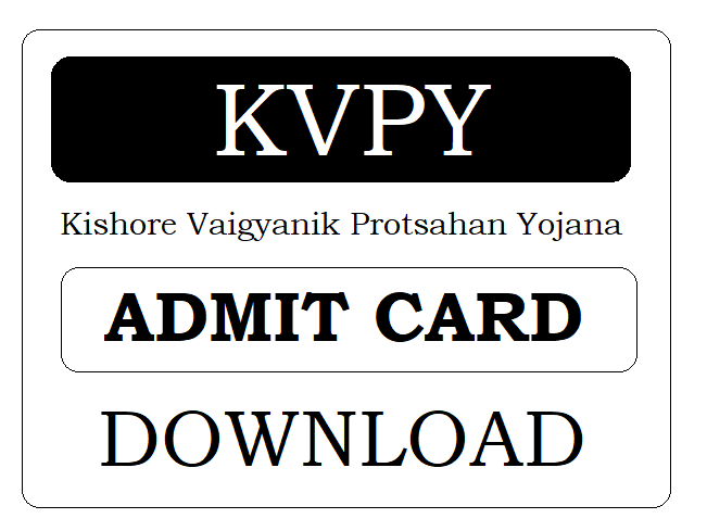 KVPY Admit Card 2024