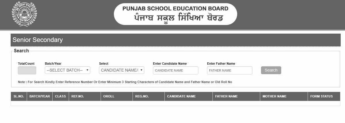 PSEB Sr Secondary Admit Card 2025, Punjab Board Class 11th and 12th Roll Number 2025