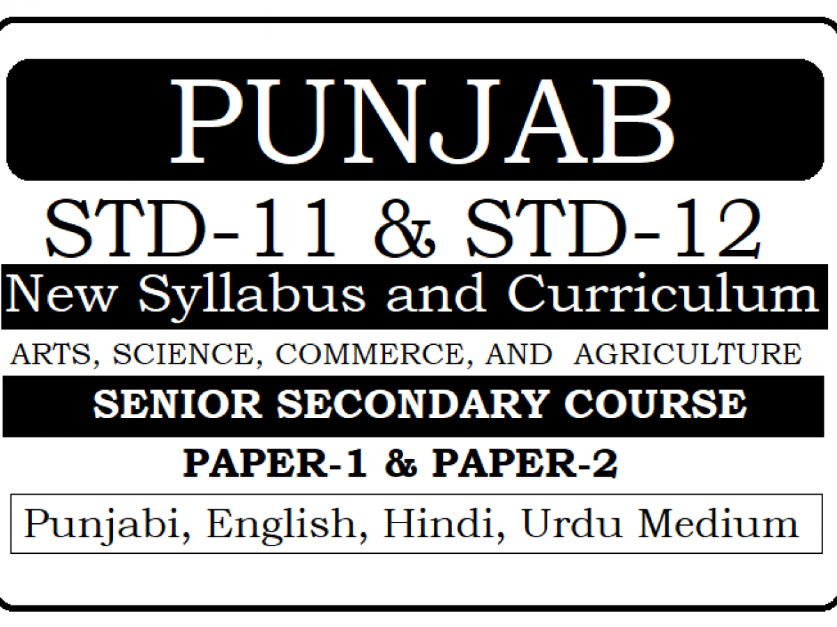 Pseb 2 Syllabus 23 Punjab Board 12th Syllabus 23 Pdf Download Latest