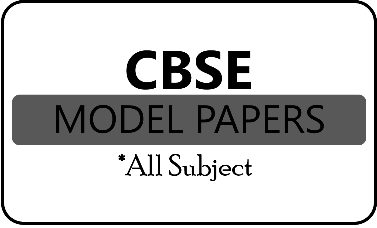 CBSE English Model Paper Class 1