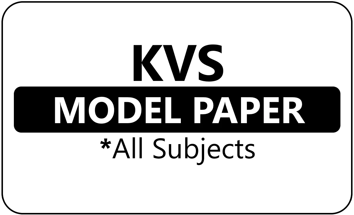 KVS LKG Model Paper 2024