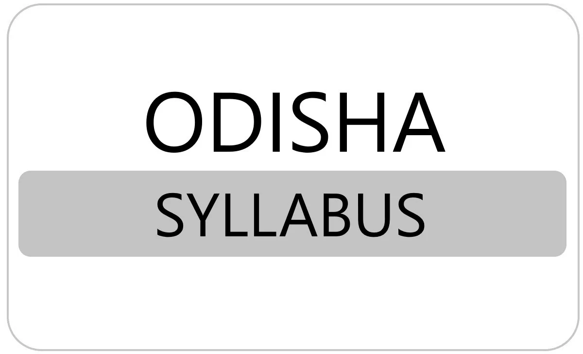 Odisha 6th 7th 8th 9th Syllabus