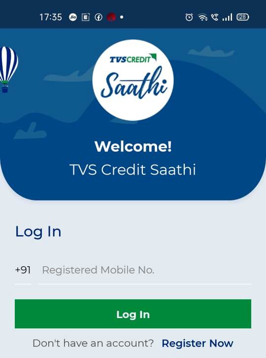 TVS Credit Saathi App Login